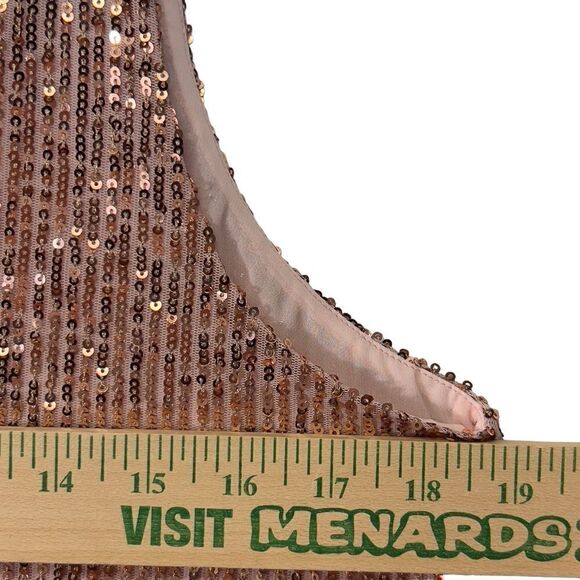 New!! Oversized fit small Pink sequin top from Loft NWT - Picture 6 of 12